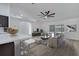 Inviting living room with stylish furniture and seamless flow from the kitchen at 2801 Palmyra Ct, St Cloud, FL 34772