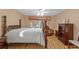This primary bedroom offers hard wood floors and an abundance of space at 333 Lake Howard Dr Nw # 204D, Winter Haven, FL 33880