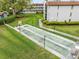 An aerial view of the shuffleboard courts in a community at 333 Lake Howard Dr Nw # 204D, Winter Haven, FL 33880