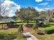 Community playground with shaded play structures, providing a fun and safe environment for children at 3447 Feathergrass Ct, Harmony, FL 34773