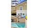 A refreshing pool area with an extended covered lanai creates a relaxing space in the Florida sunshine at 4751 Terrasonesta Dr, Davenport, FL 33837