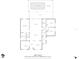 Detailed floor plan showcasing the layout of the home, including the living room, kitchen, bedrooms, and outdoor pool at 6017 Hickory Grove Ln, Port Orange, FL 32128