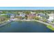 Stunning aerial view of the town center showcasing the lake, shops, and pedestrian areas at 675 Celebration Ave, Celebration, FL 34747