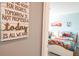 View into a themed bedroom, showcasing a fun and inviting atmosphere at 9036 Stinger E Dr, Davenport, FL 33896