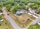 Expansive aerial view of a property on a corner lot with mature trees at 1226 Pine St, Orlando, FL 32824