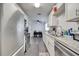 Modern kitchen with stainless steel appliances and views of dining area at 1226 Pine St, Orlando, FL 32824