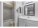 Bathroom featuring vanity, mirror, and combination tub and shower at 2305 St Marteen Ct # 2305, Kissimmee, FL 34741