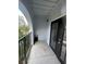 Private covered balcony with iron railing provides a space for relaxing and enjoying the view at 304 E South St # 5020, Orlando, FL 32801