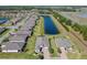 Desirable community and stunning aerial view with nearby water feature at 307 Bella Cortina Dr, Kissimmee, FL 34759
