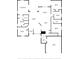 Downstairs floor plan featuring a kitchen, living room, bedrooms, and a garage at 5524 Loma Vista, Davenport, FL 33896