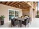 Outdoor patio with dining area and view to the pool at 5524 Loma Vista, Davenport, FL 33896