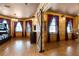 A bunk room offering themed decor, sleeping for six and a fireplace at 7665 Fairfax Dr, Kissimmee, FL 34747