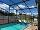 Enjoy the enclosed pool area, perfect for hot days and relaxation at 8074 Santee Dr, Kissimmee, FL 34747