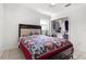 Bedroom featuring a ceiling fan, a window, and closet at 1204 Pleasant Pl, Lakeland, FL 33801
