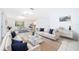 Inviting living room with stylish furniture, tile floors and natural light at 201 La Paz Dr, Kissimmee, FL 34743
