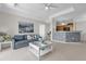 Comfortable living room featuring stylish decor and an open layout at 3344 Corona Village Way # 308, Orlando, FL 32835