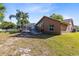 The backyard is private, spacious, and includes a screened pool at 4216 Gold Rush Ln, St Cloud, FL 34772