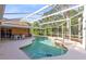 Enjoy the screened pool with room for outdoor seating and a hot tub at 4216 Gold Rush Ln, St Cloud, FL 34772
