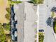 Aerial view of community showing parking area and surrounding landscaping in a well maintained neighborhood at 510 Captiva Dr, Davenport, FL 33896
