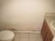 Bathroom with sink, toilet and mold on the wall at 563 Lake Davenport Cir, Davenport, FL 33837