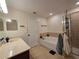 Bright bathroom with tub, shower and vanity at , Kissimmee, FL 34744
