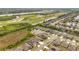 Beautiful aerial view of a community with homes, lakes, golf courses and lush greenery at 109 Pineywoods St, St Cloud, FL 34772