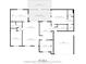Detailed floor plan showcasing layout with labeled rooms, dimensions, and total square footage at 2081 N Normandy Blvd, Deltona, FL 32725