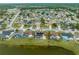 Aerial view of the property and neighborhood at 2322 Queenswood Cir, Kissimmee, FL 34743