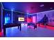 Fantastic Star Wars themed game room equipped with games, movie, and atmospheric lighting at 4213 Paragprah St, Kissimmee, FL 34746