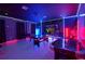 Awesome game room with Star Wars theme, LED lighting, and various gaming tables at 4213 Paragprah St, Kissimmee, FL 34746