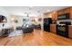 Open-concept living space combining kitchen, dining, and living areas, perfect for modern living at 5101 Staniard Dr, Kissimmee, FL 34746