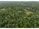 Aerial view of a home in a heavily wooded area at 6340 Nelms E Rd, Lakeland, FL 33811
