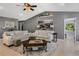 Comfortable living room with tasteful decor and ample seating, perfect for relaxing or entertaining guests at 6340 Nelms E Rd, Lakeland, FL 33811