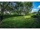 Lush backyard with expansive lawn and mature trees providing ample shade and privacy at 8374 Bowden Way, Windermere, FL 34786
