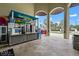 This outdoor sundries bar offers snacks and refreshments by the pool in a convenient location at 9075 Dogleg Dr, Davenport, FL 33896