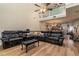 Open floor plan connecting the kitchen and living room at 117 Coventry Ln, Haines City, FL 33844
