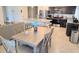 View of kitchen and dining area with stainless steel appliances and open concept living at 1241 Denali Dr, Winter Haven, FL 33881