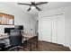 Functional home office space with ample lighting and organized storage at 1338 Riley Cir, Deland, FL 32724