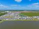 Aerial image of a home within a lakeside planned community at 1774 Walnut Creek Dr, Kissimmee, FL 34744