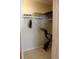 Versatile closet area featuring shelving with additional space and tile flooring at 206 Willow St, Lake Wales, FL 33859