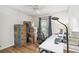 Office with a large window, computer desk, and boxes at 223 Bell Tower W Xing, Poinciana, FL 34759