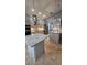 Modern kitchen featuring grey cabinetry, stainless appliances, and granite countertops at 2713 Barnsley Ln, Kissimmee, FL 34744