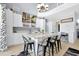 Open-concept kitchen and dining area with a large island, ideal for entertaining and Gathering gatherings at 2747 Lido Key Dr, Kissimmee, FL 34747