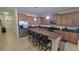 Well-equipped kitchen with island seating, offering a functional and stylish cooking space at 2952 Beach Palm Ave, Kissimmee, FL 34747