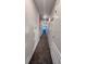 A carpeted hallway with white walls leads to different areas of the home at 312 Nine Iron Dr, Davenport, FL 33896