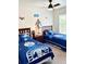 Star Wars themed ' bedroom with two twin beds and a ceiling fan at 4004 Santa Maria Dr # 108, Kissimmee, FL 34741