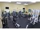 Fully-equipped gym with treadmills, elliptical machines, and weight-lifting equipment for resident use at 4004 Santa Maria Dr # 108, Kissimmee, FL 34741
