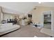 Open-concept living space flowing into the kitchen area at 1051 S Hiawassee Rd # 2127, Orlando, FL 32835