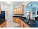 Well-equipped kitchen with granite countertops and ample cabinetry at 1411 Celebration Ave # 106, Celebration, FL 34747
