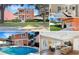 Inviting two-story home featuring a charming front porch and manicured landscaping at 7422 Sparkling Ct, Reunion, FL 34747